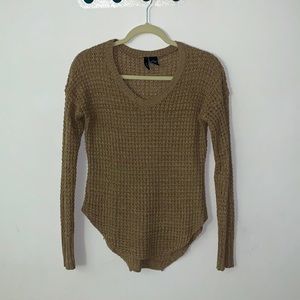 Ultra Flirt Medium Light Brown Knit Sweater